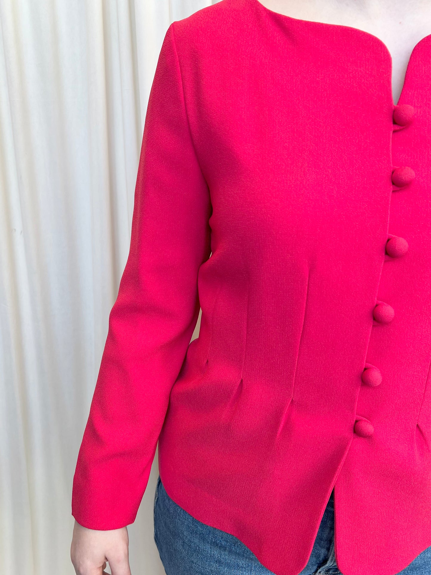 Vintage Hot Pink Jacket - 4