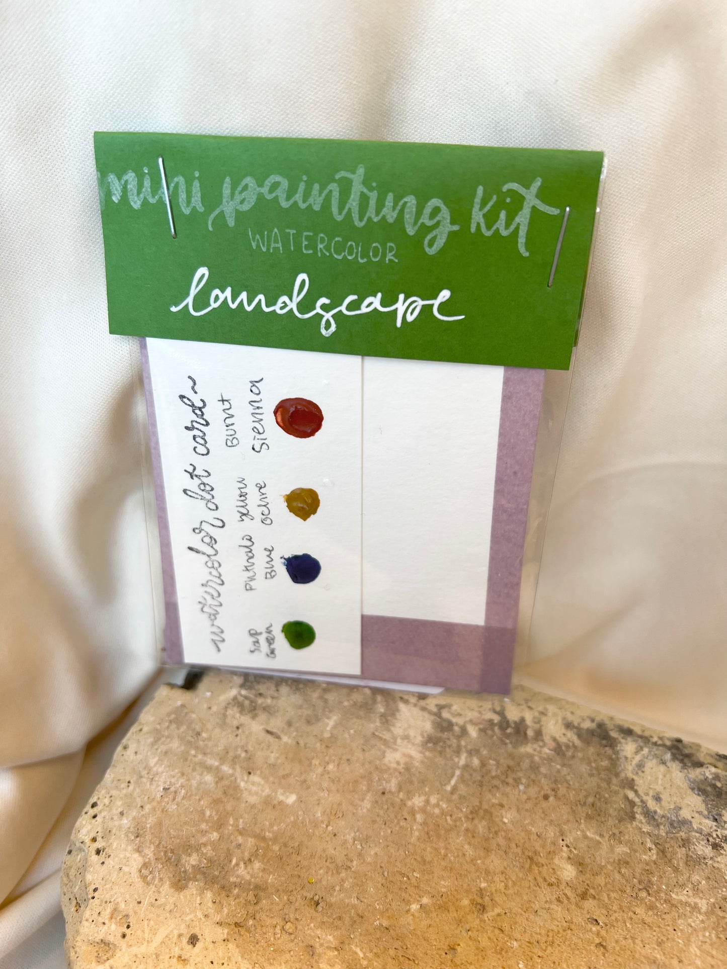 Lavender Chai - Mini DIY Watercolor Painting Kit