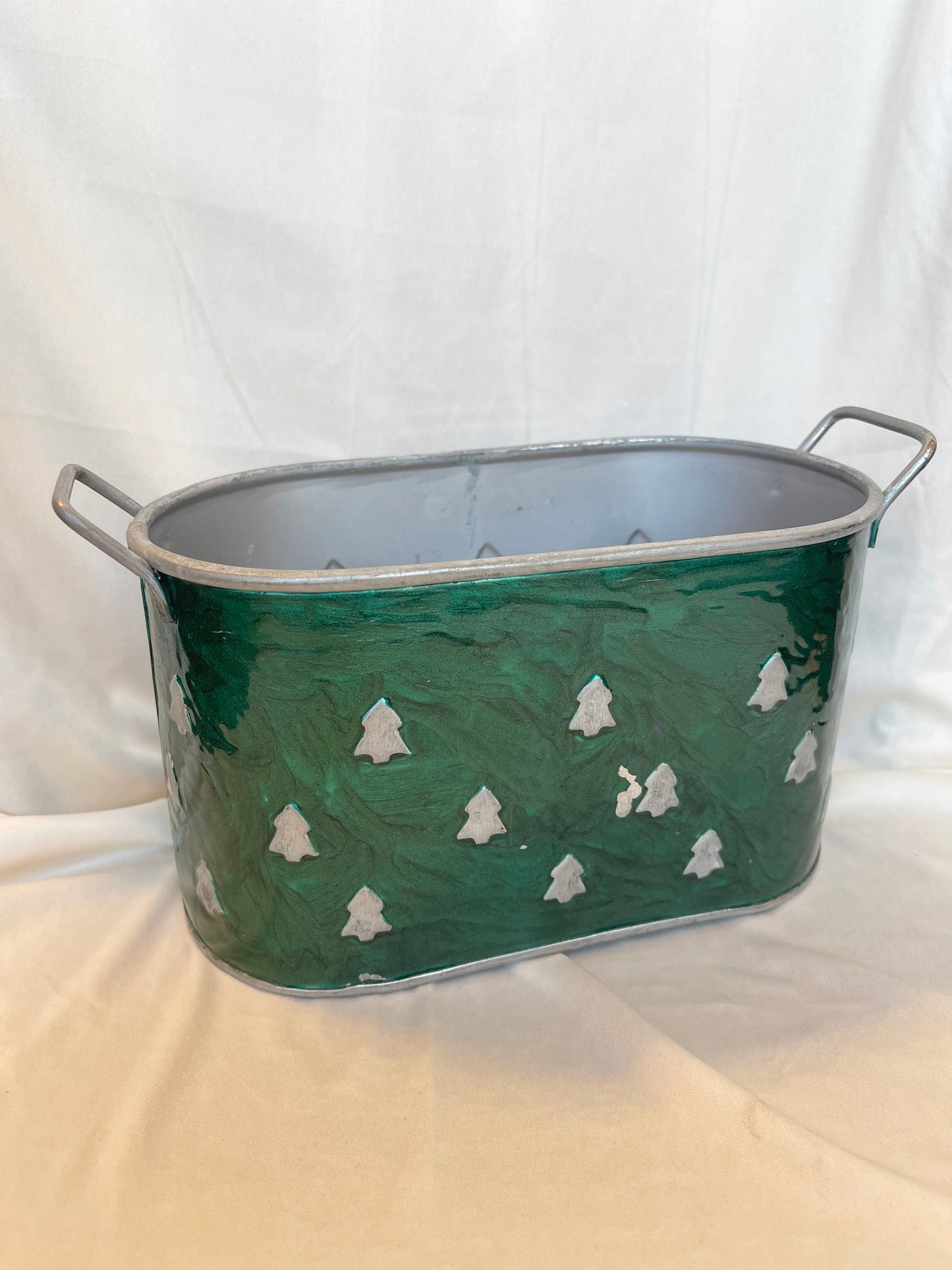Green Christmas Tree Bucket
