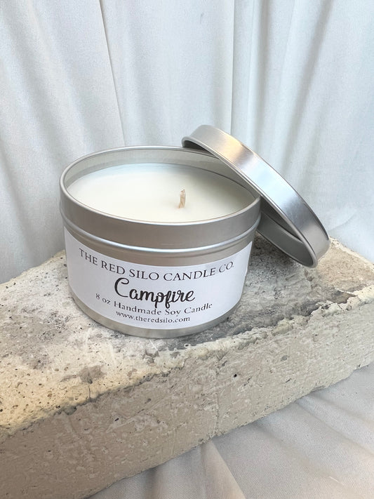 Red Silo - Campfire Candle