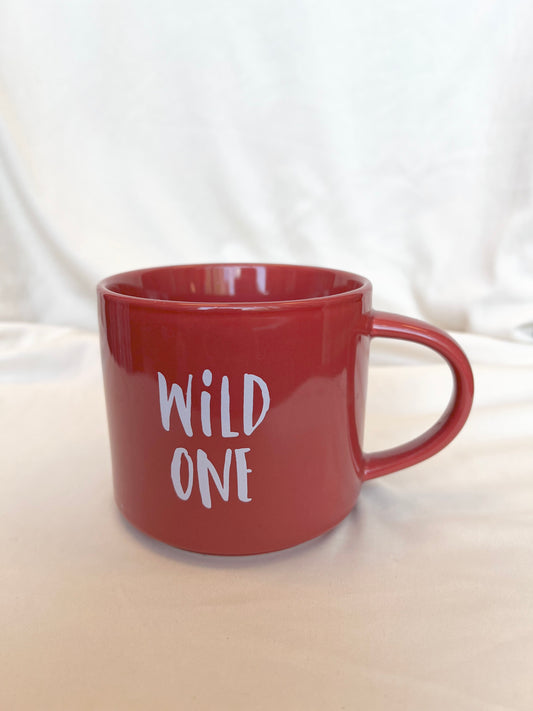 Red "Wild One" Mug