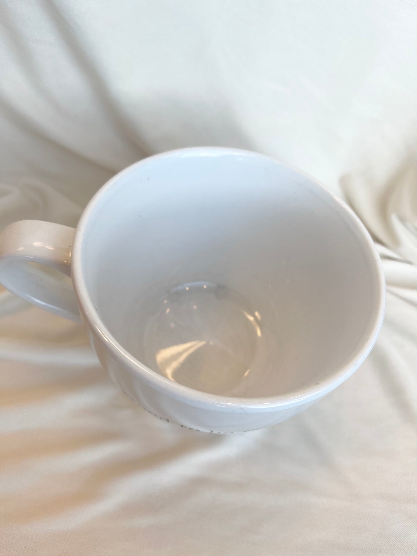 White Latte Mug