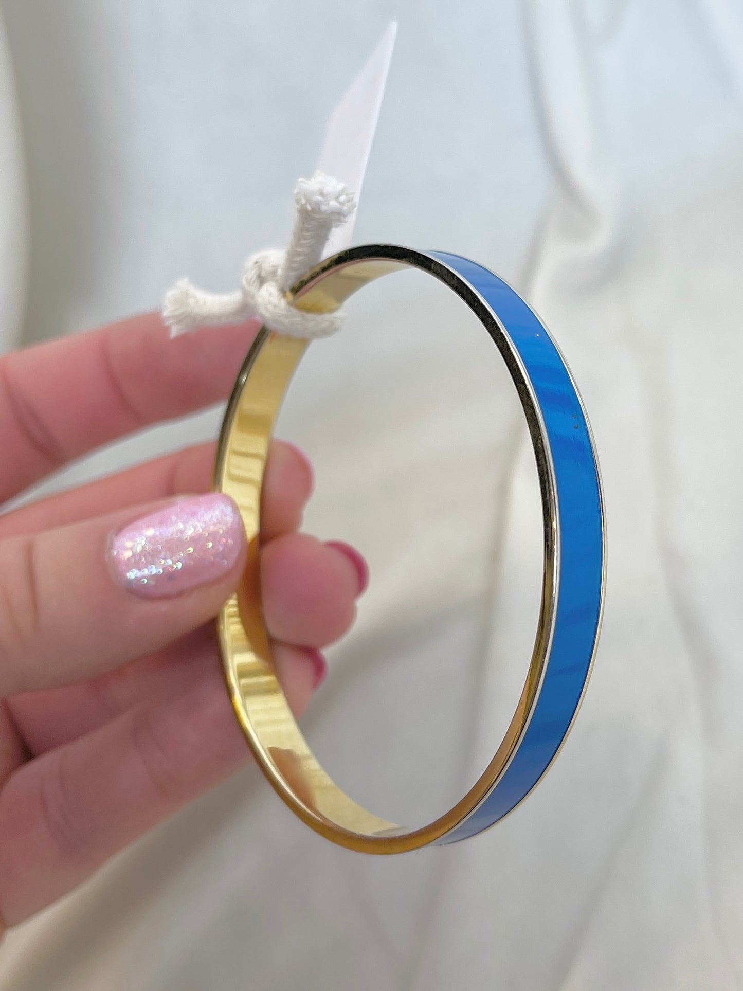 Blue Thin Band Bracelet