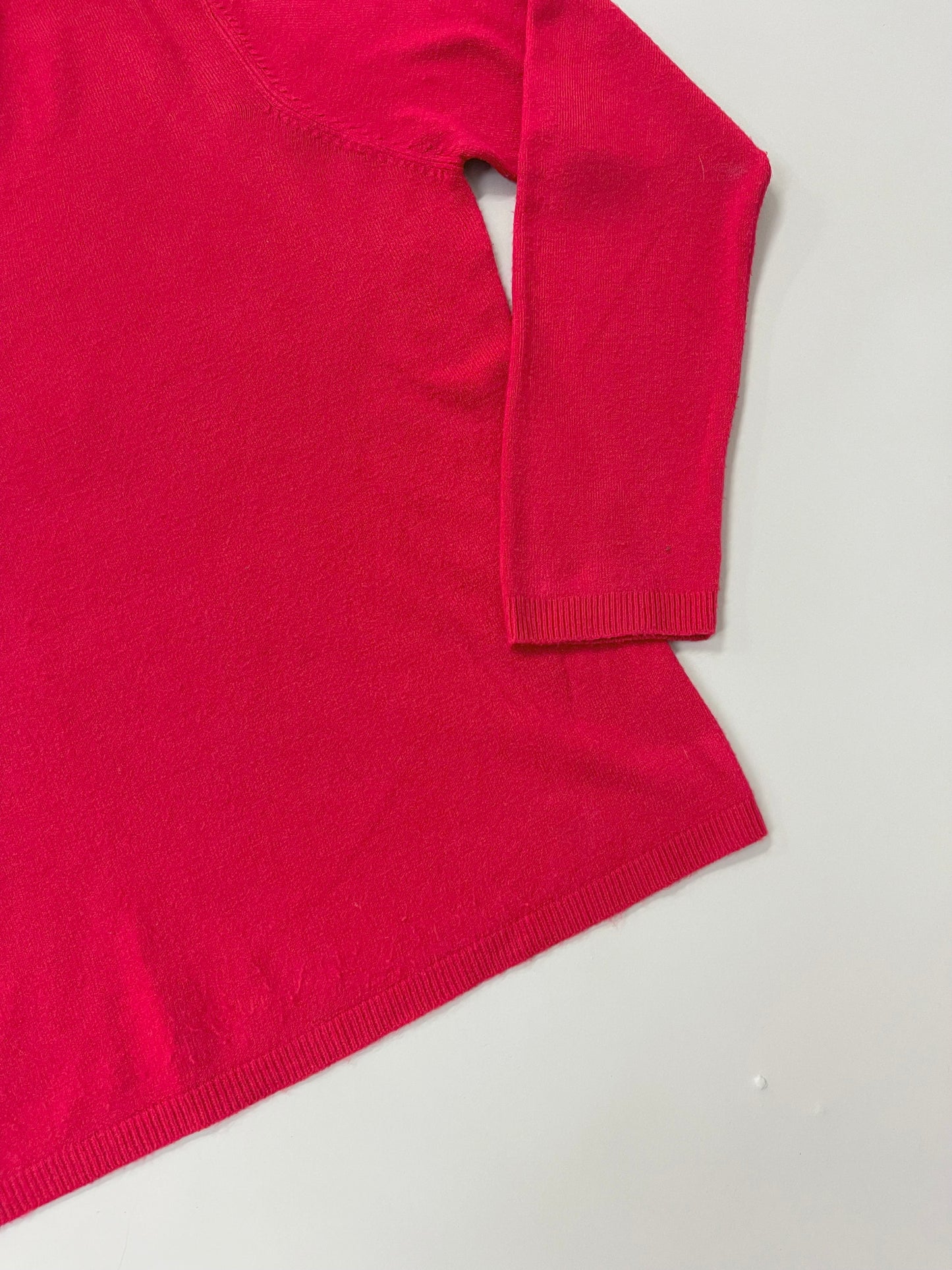Red V-Neck Sweater - X-Large