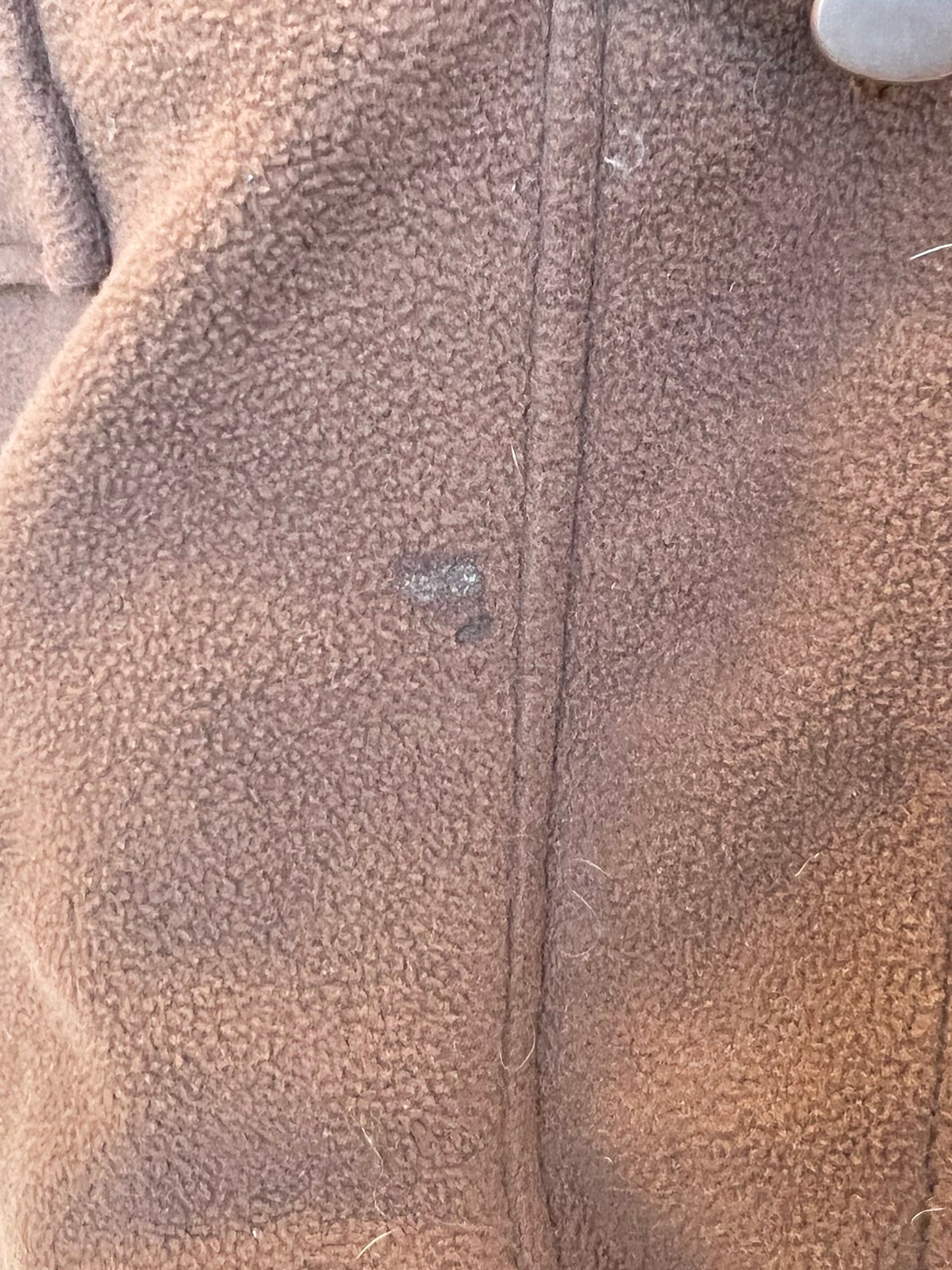 Brown Fleece Coat - X-Large