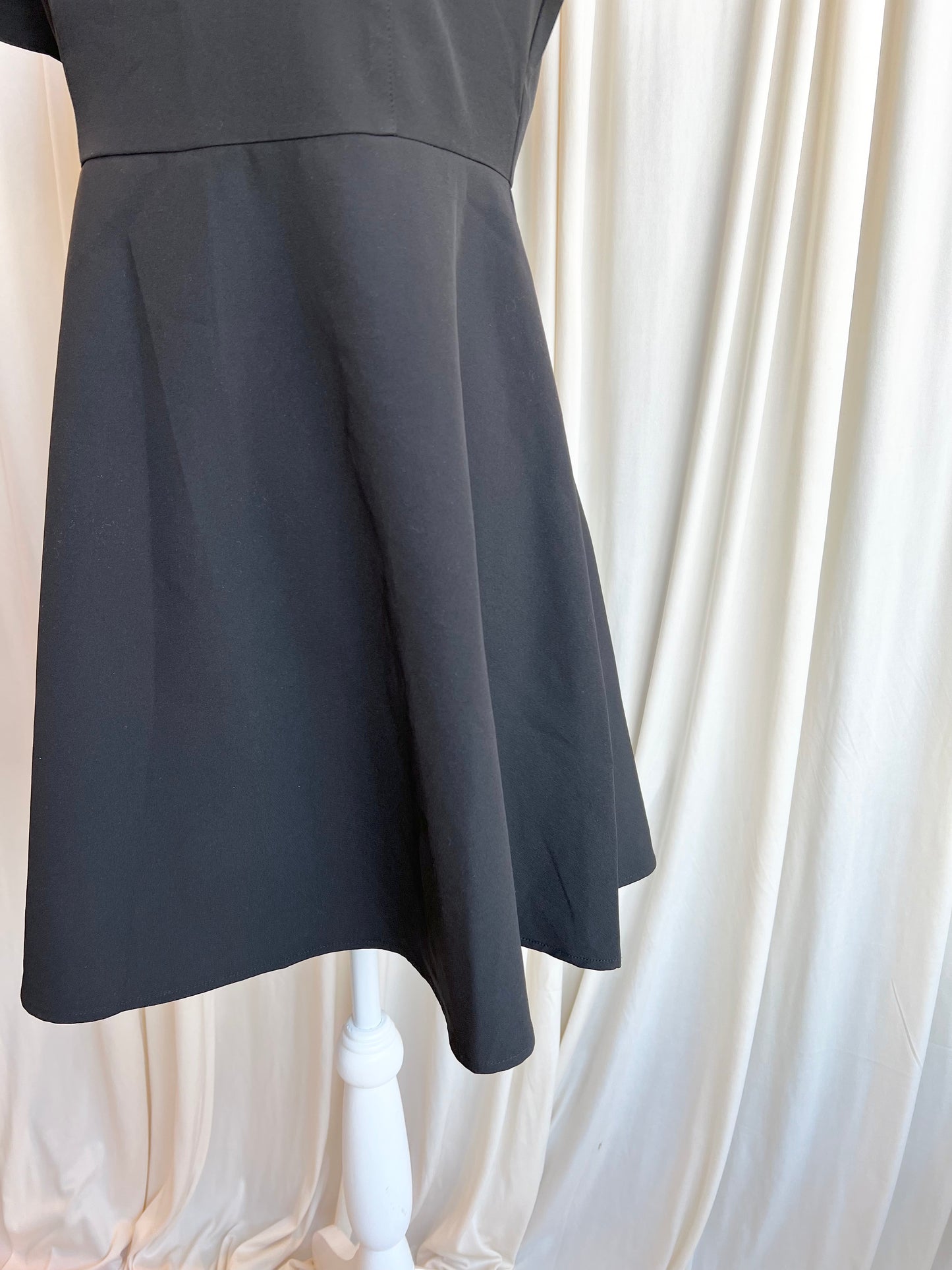 Black Lace Top Dress - Medium
