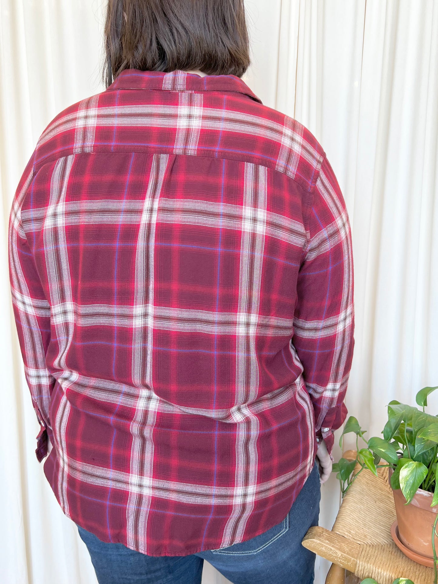 Red and White Flannel - 2X-Large